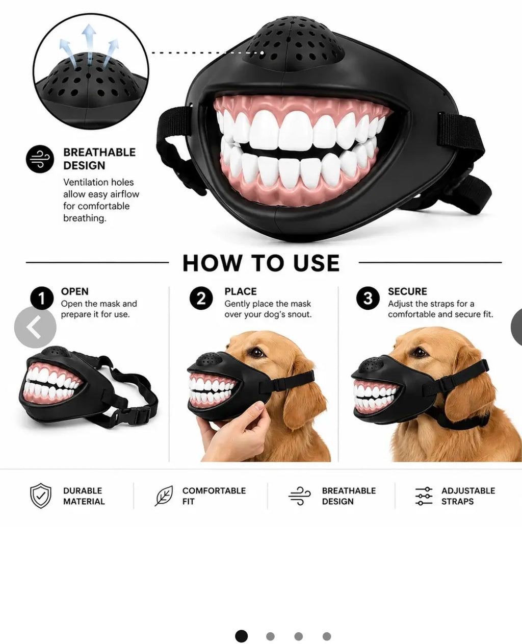PawFile Smile Muzzle features and how to use